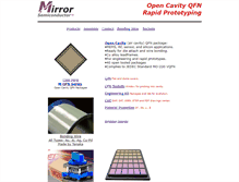 Tablet Screenshot of mirrorsemi.com